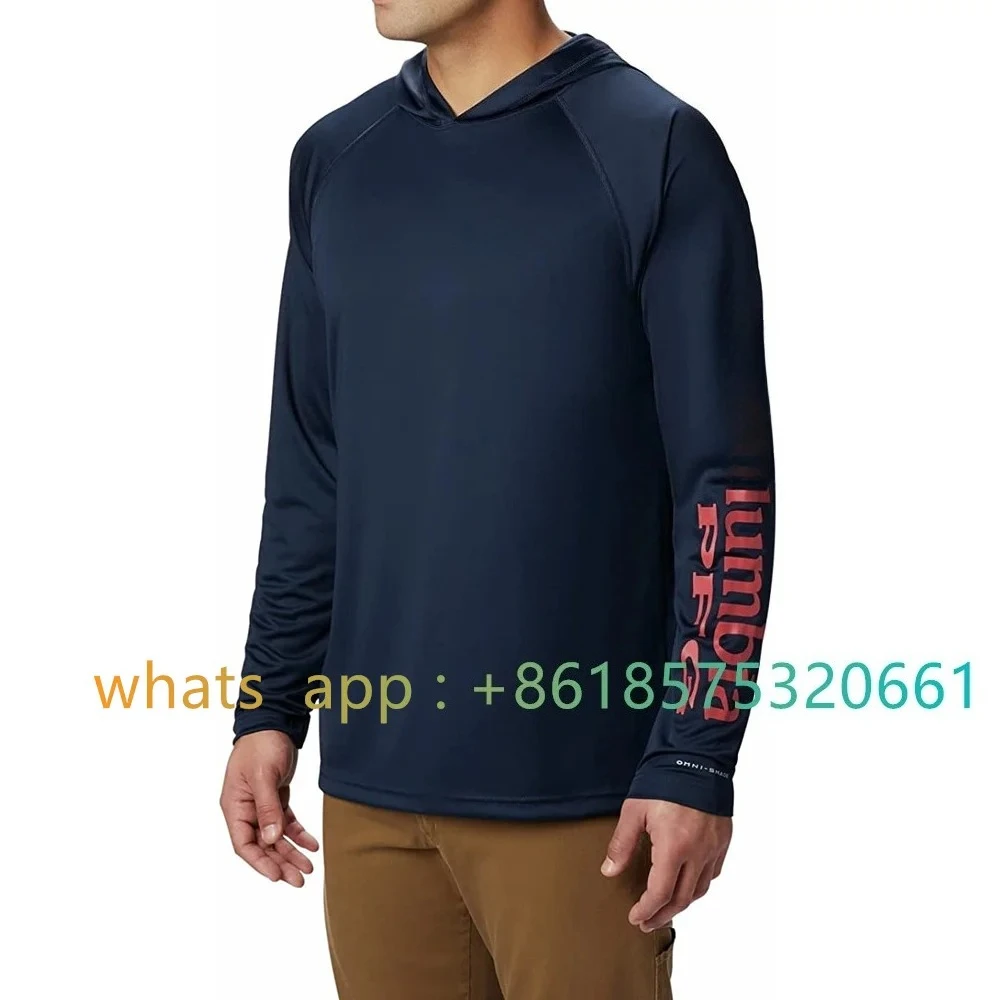 Fishing Shirt Uv Protection - Kaos Hoodie Pria Anti UV UPF