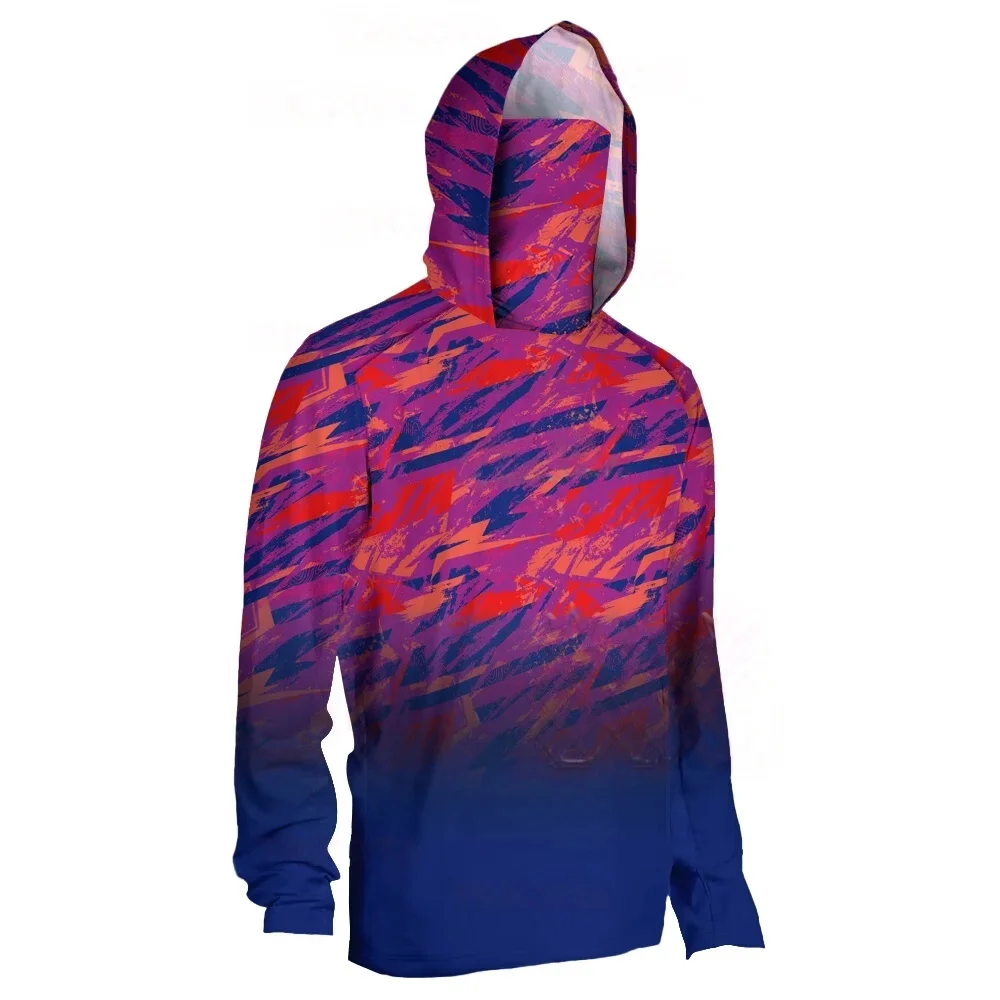 Fishing Shirt Uv Protection - Kaos Pancing Hoodie Pakaian Pancing Pria