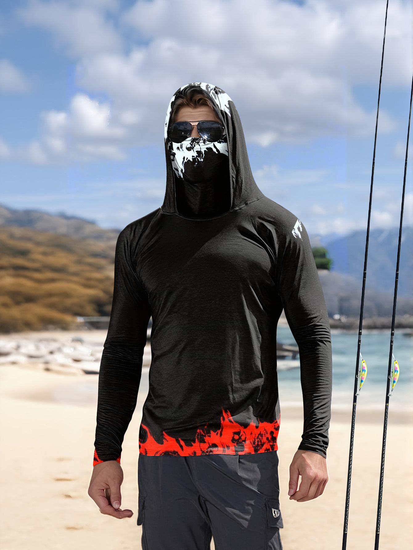 Fishing Shirt Uv Protection - Kemeja Pancing Lengan Panjang untuk Pria,