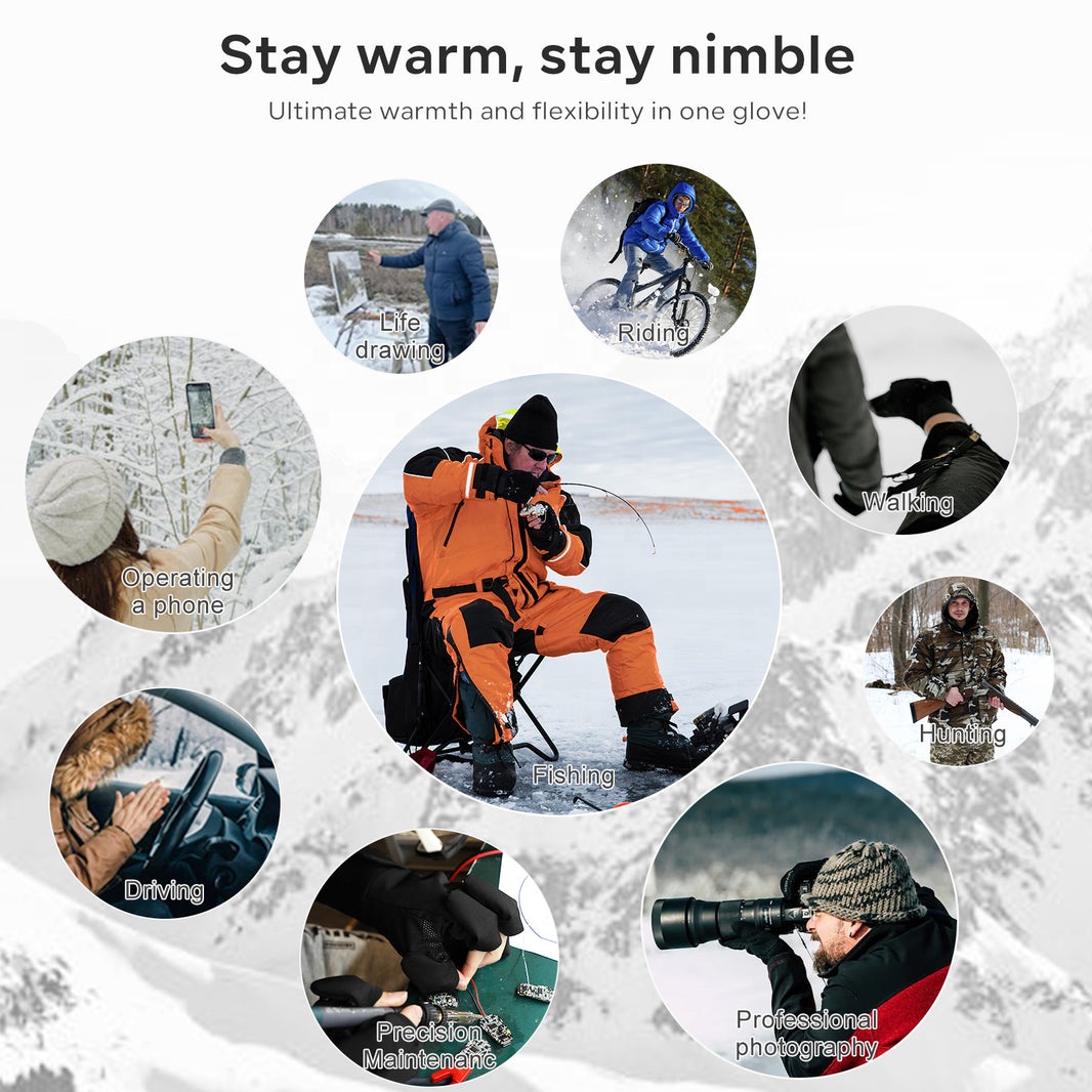 Sarung Tangan Pancing Luar Rua - Fishing Gloves ulasan dan harga